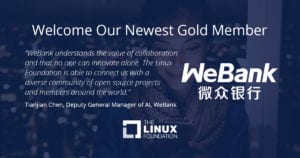WeBank Joins LF